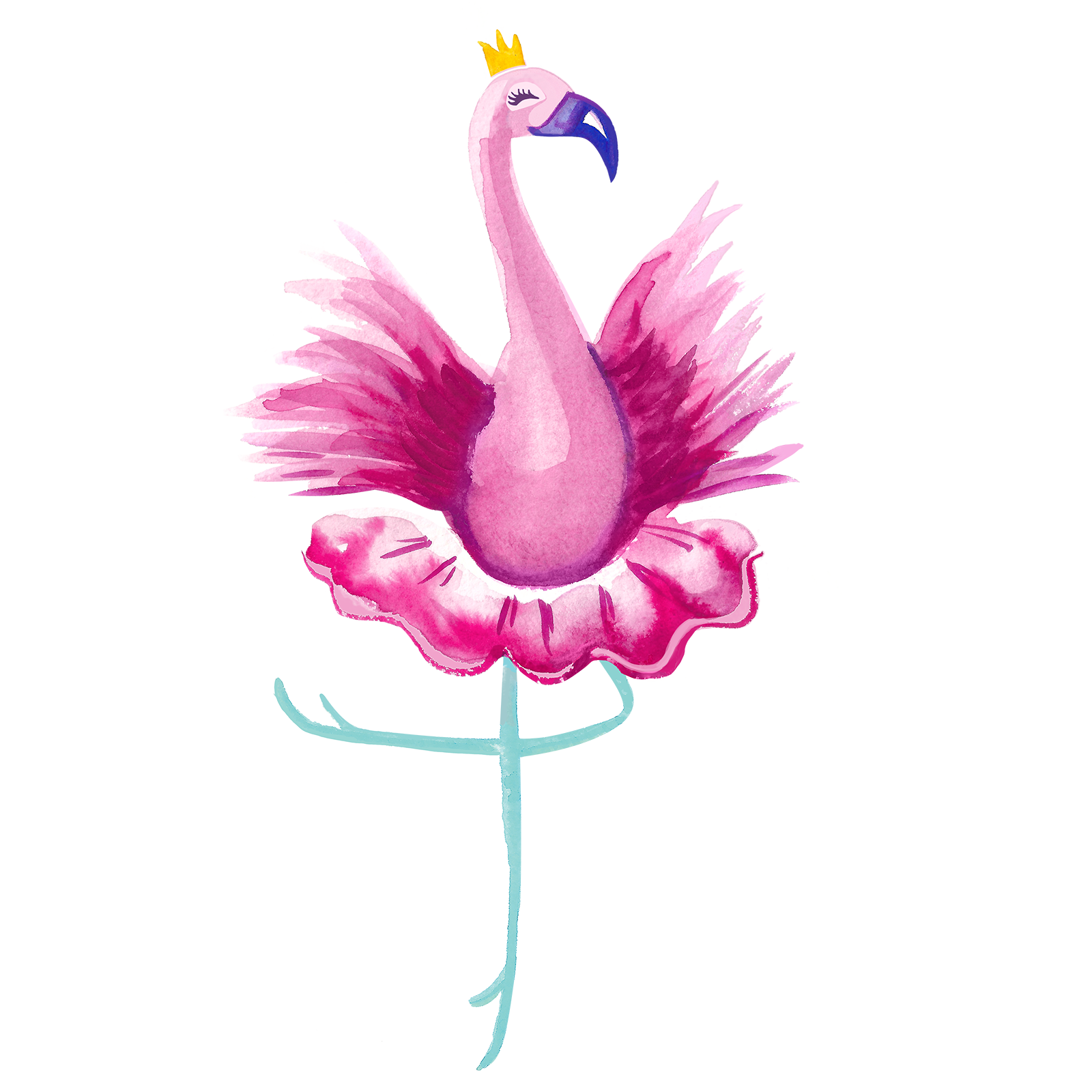 Flamingo Ballerina - student project
