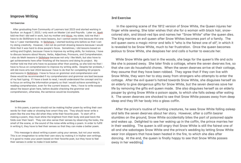 Improve Writing