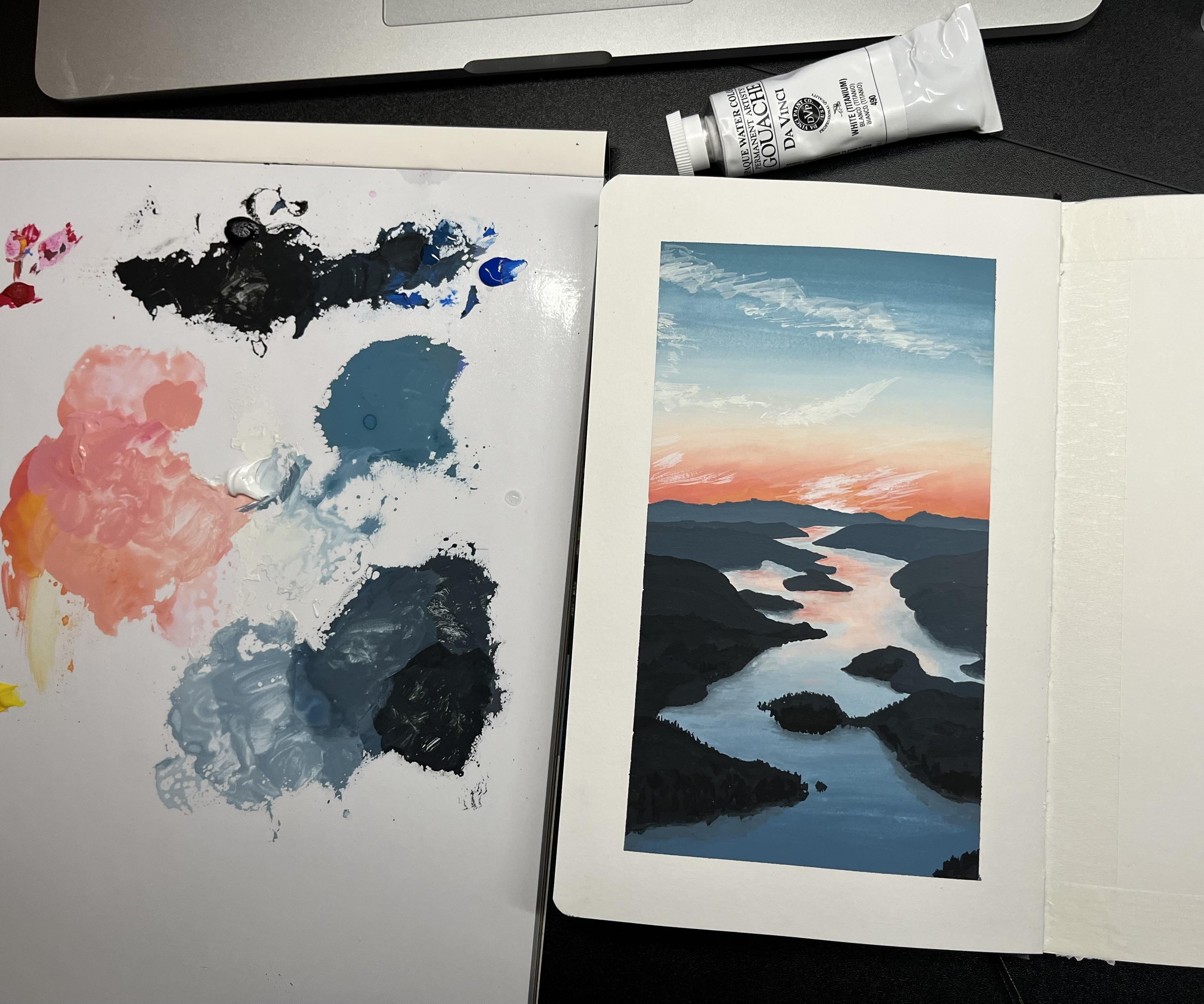 March Seascape 2 - student project