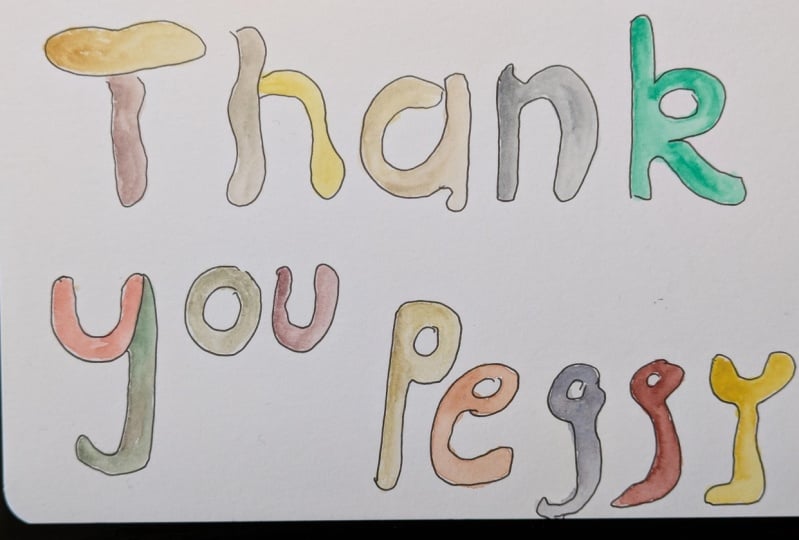 Thank you Peggy