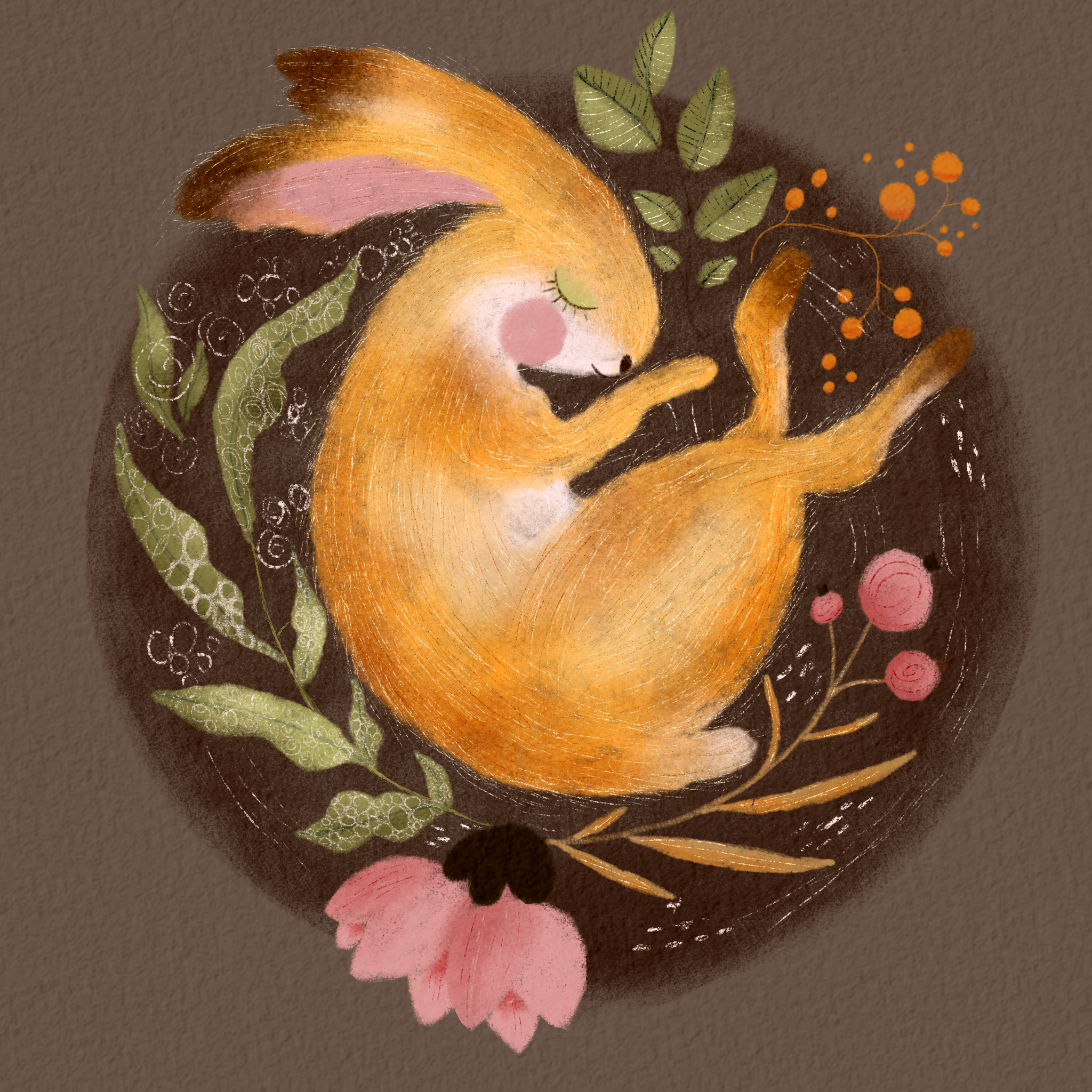 Sleeping Bunny - student project