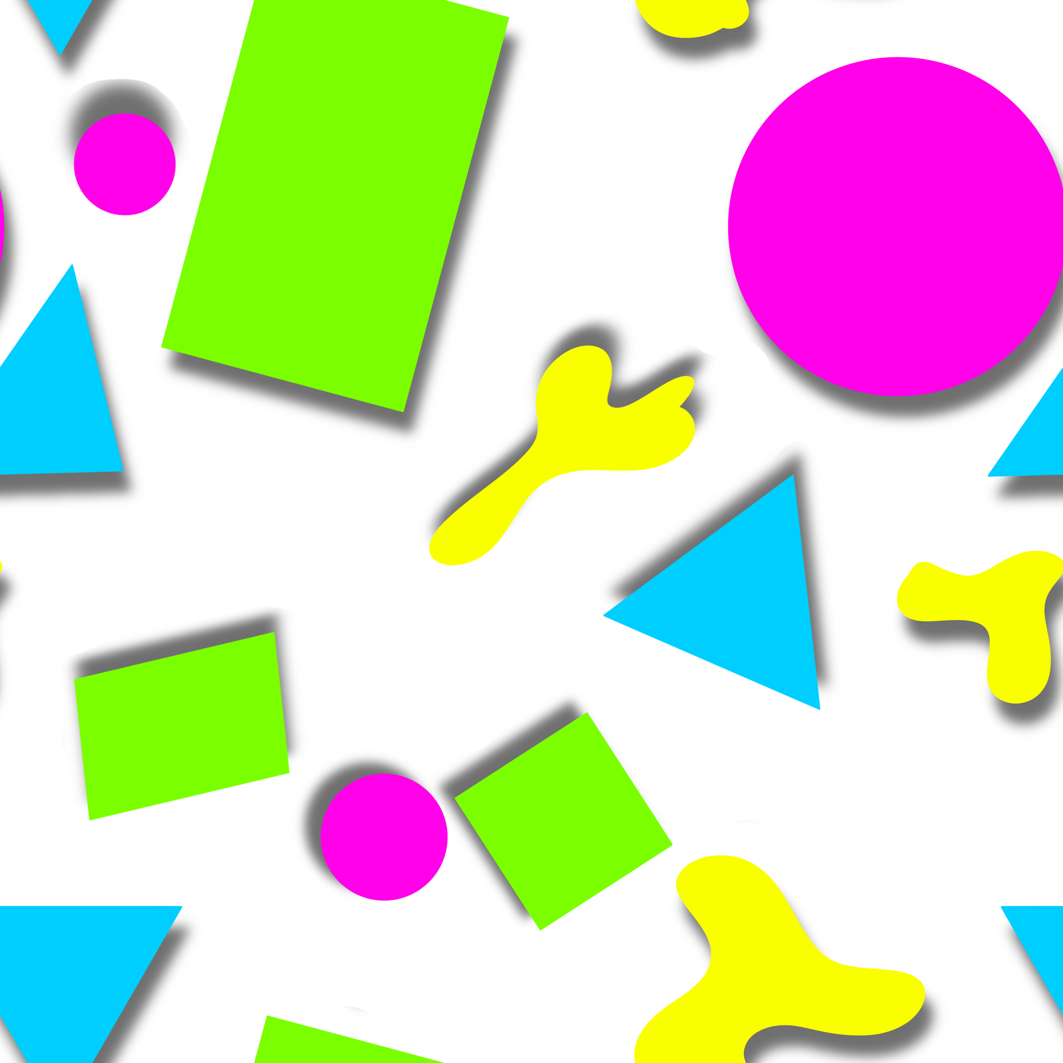 Neon Shapes - student project