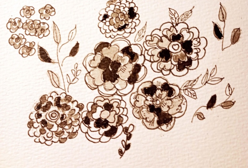 Flower Power Postcard