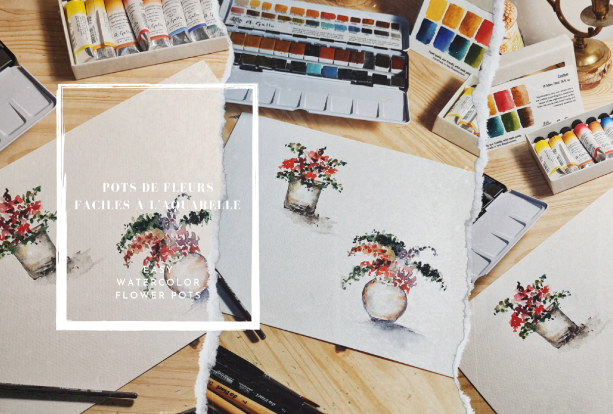 Pots de fleurs simples, faciles, rapides pour débutants - student project