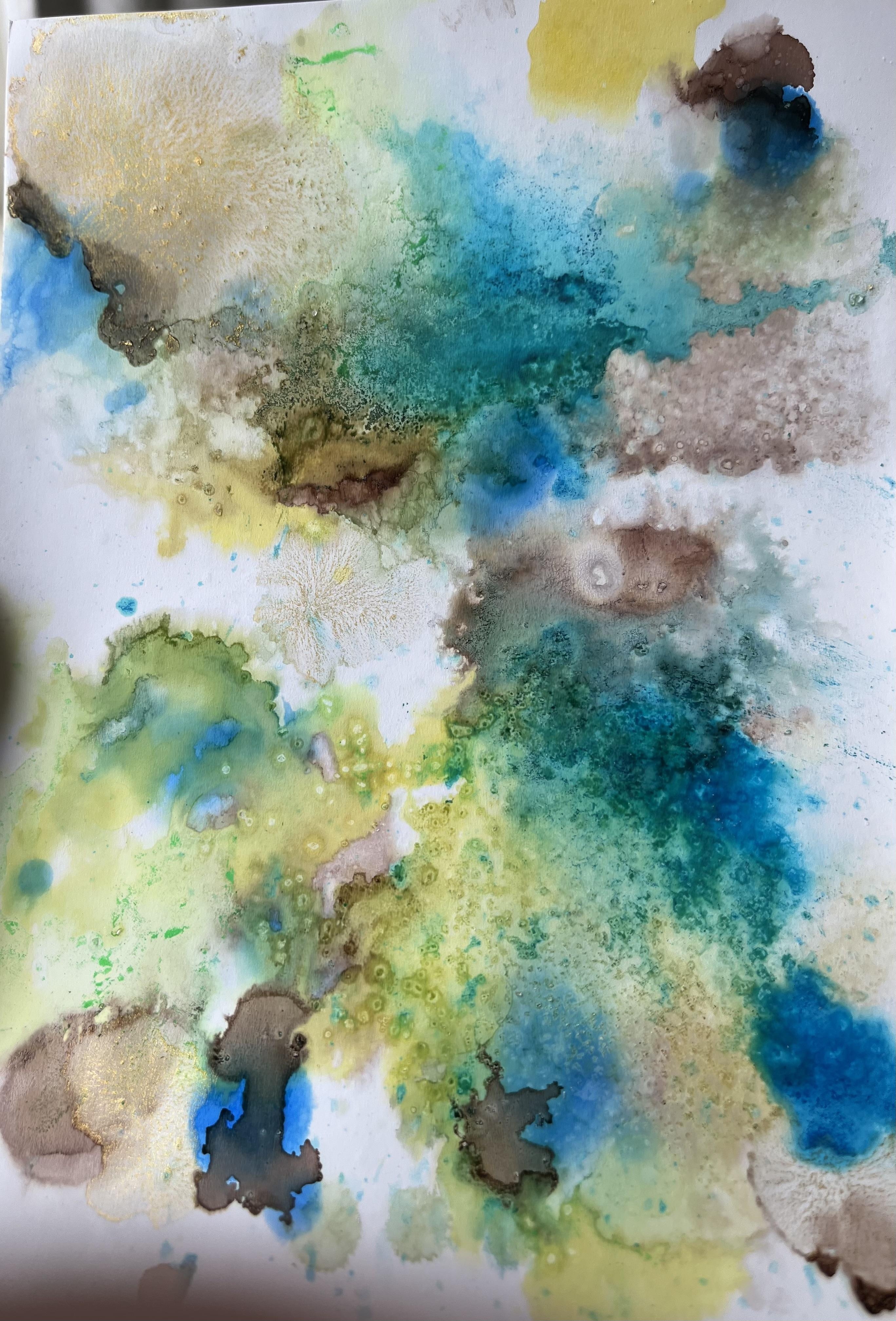 Galaxy ink alcohol