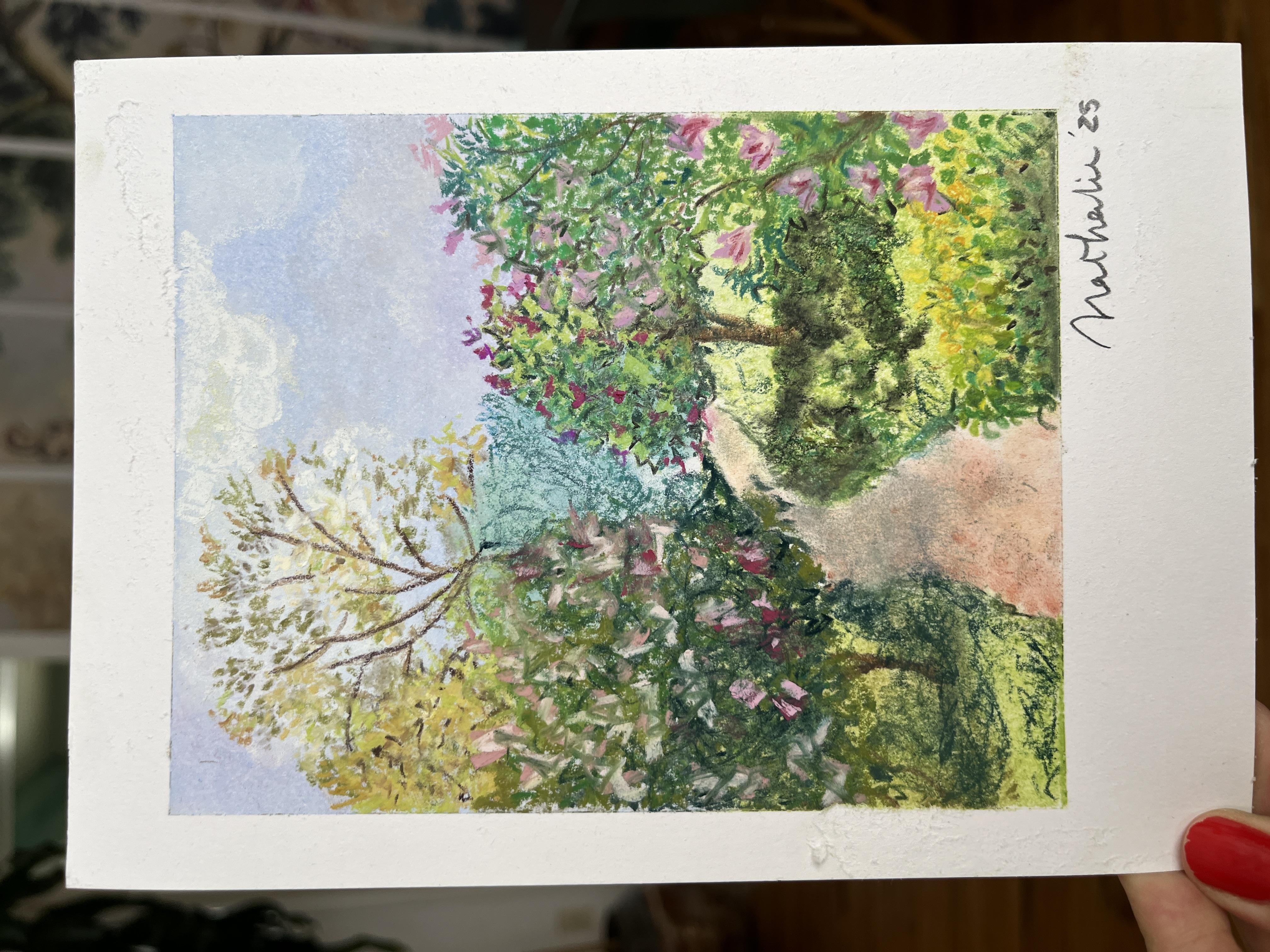 First pastel landscape - student project