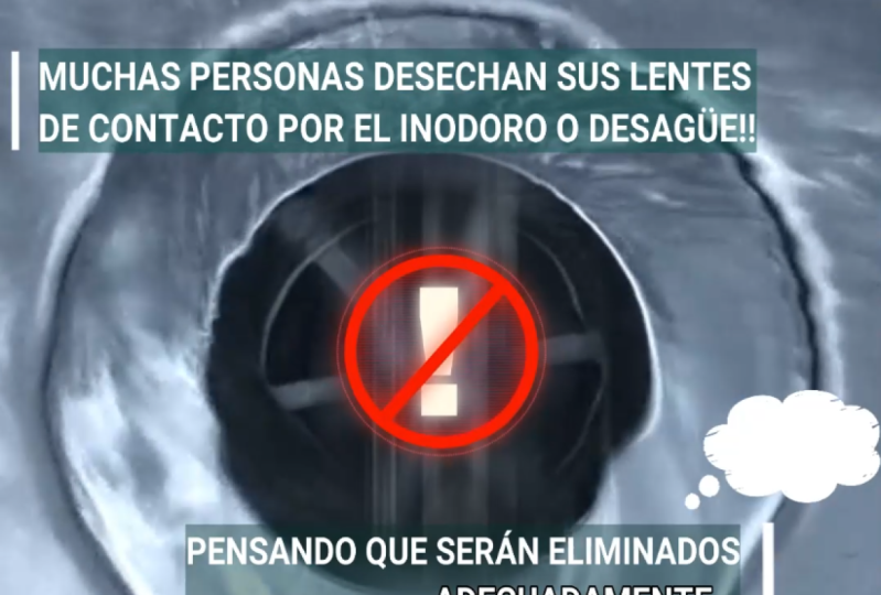 ¿Sabes como desechar, tus lentes de contacto?
