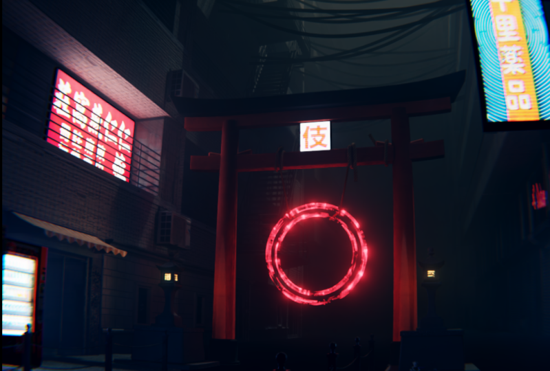 Tori Gate CyberPunk