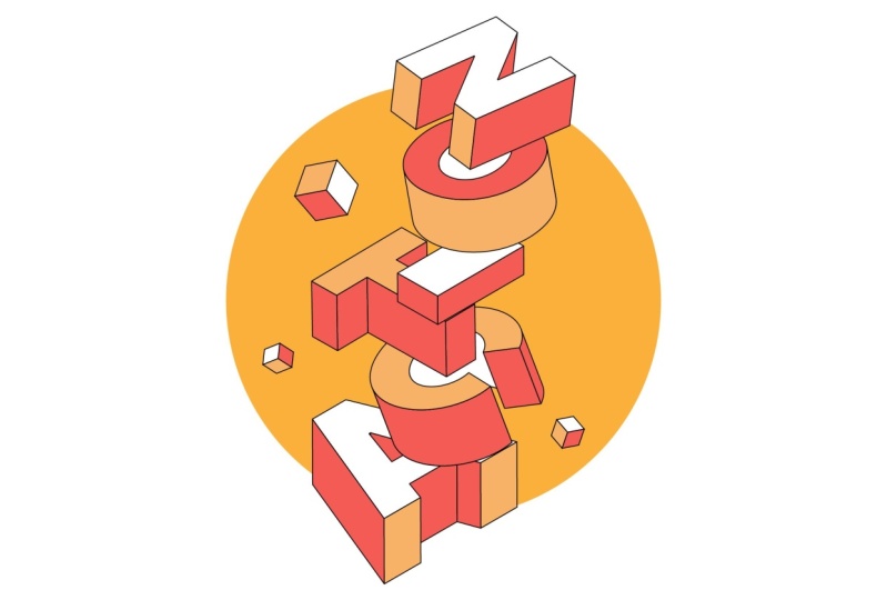 Dynamic Typography Illustration