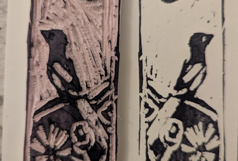 Magpie bookmark