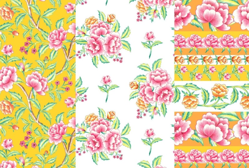 Floral Chintz In Photoshop
