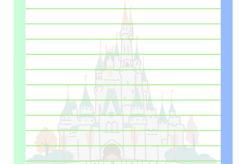castle note pad