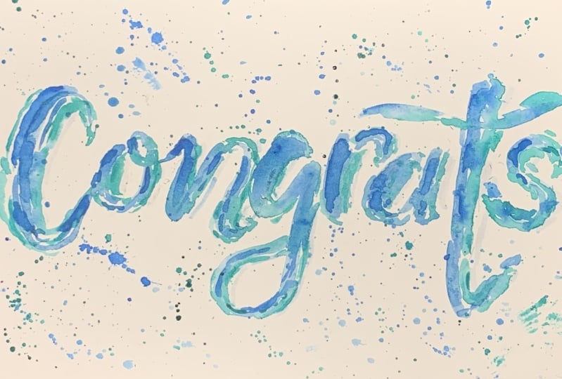 Congrats beach wave. ..