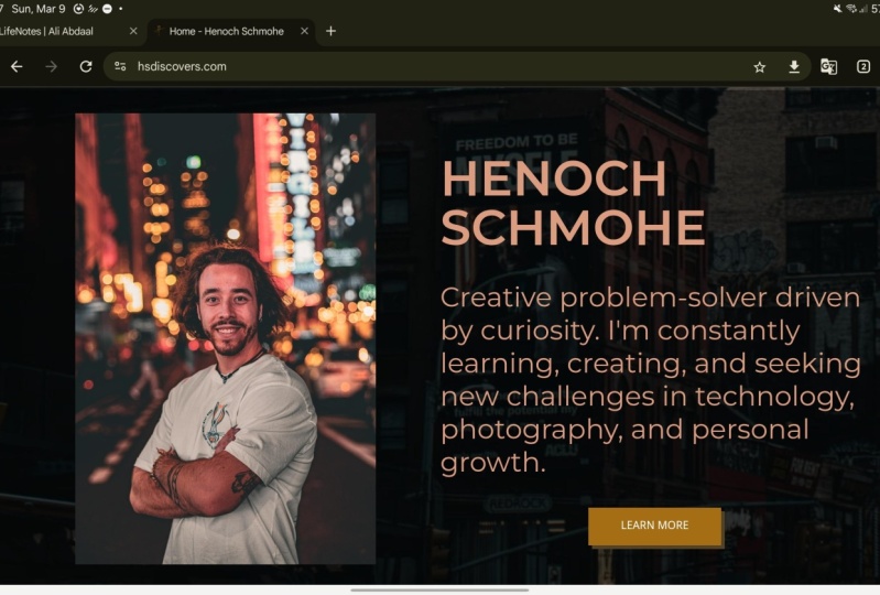 My first website