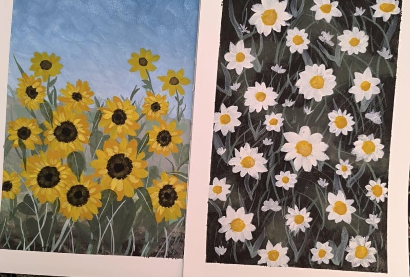 first steps with gouache