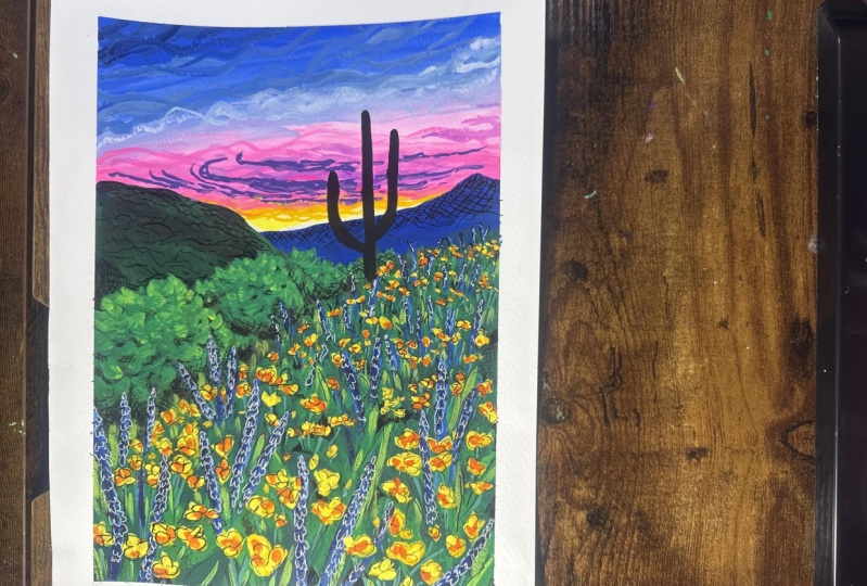 Sunset landscape