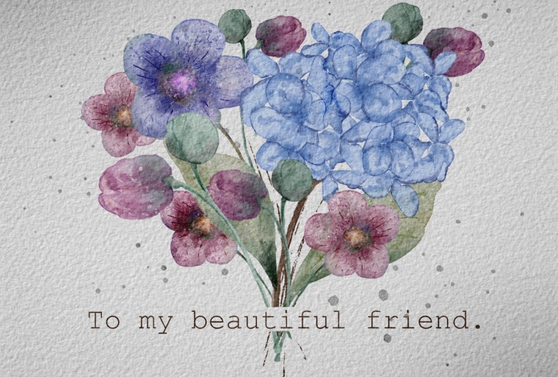 Watercolour florals