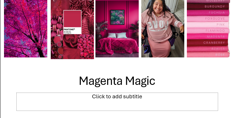 Magic Magenta - student project