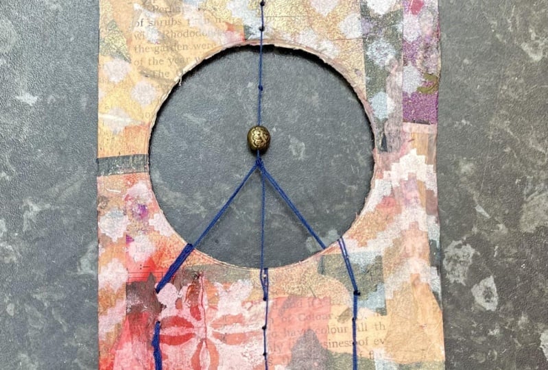 mixed media wind catcher