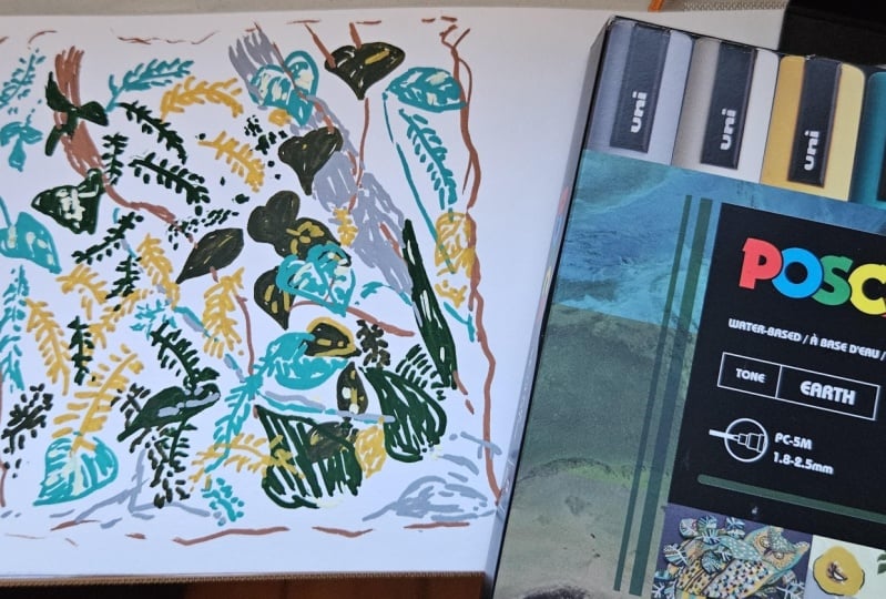Small art with posca pen