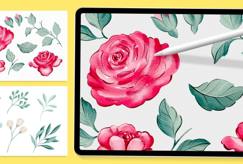 Procreate Watercolors Example Project