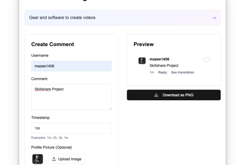 Instagram Comment Generator