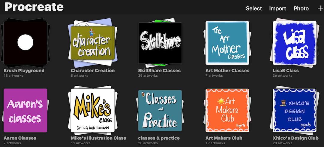 Stack and Layers examples
