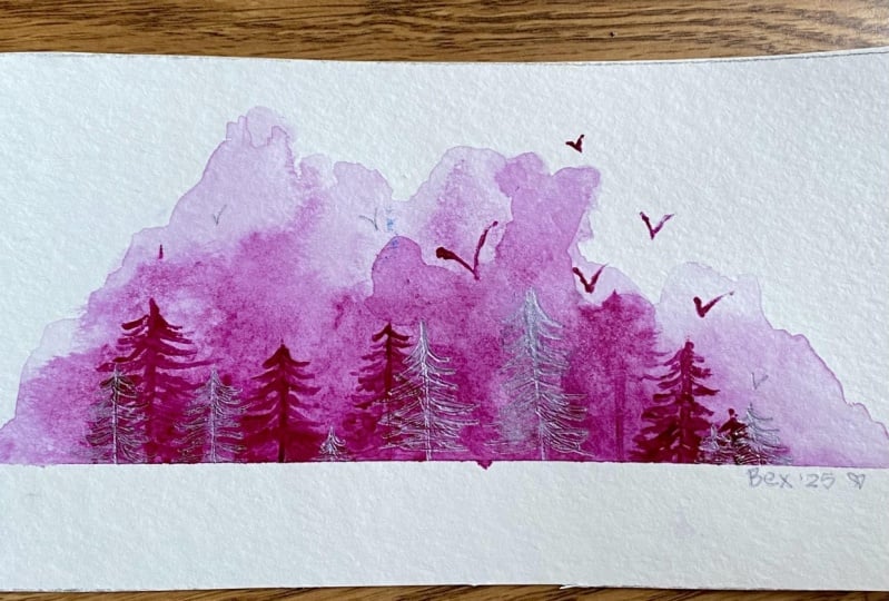 Magical Watercolor Forest