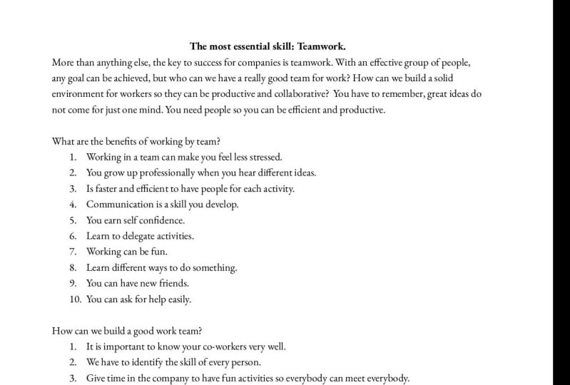 Why teamwork it is important?