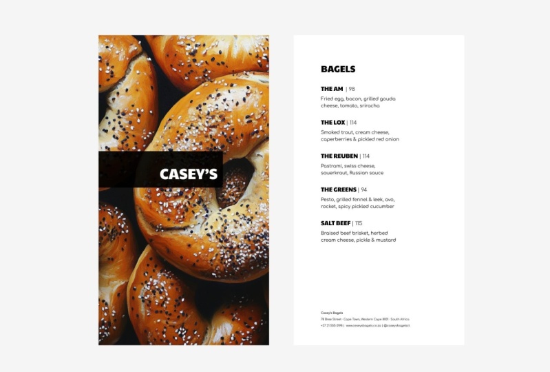 Menu Design