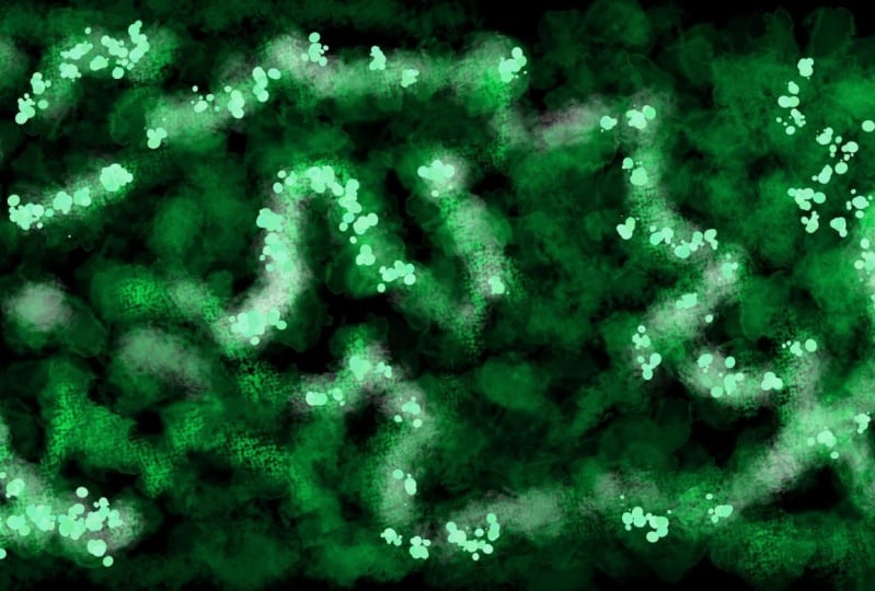 Abstract art with Krita