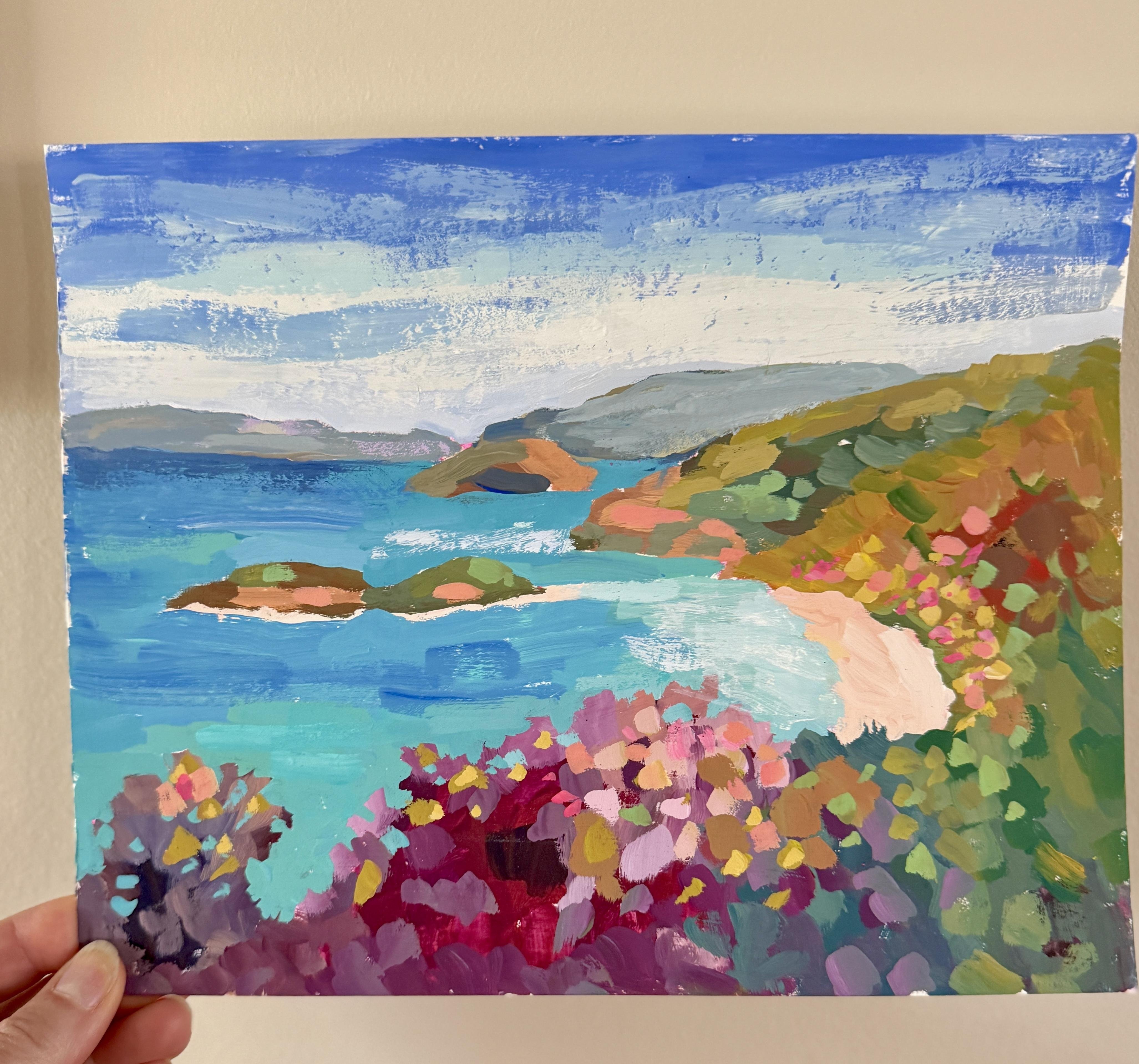 Here's my painting from this class - student project