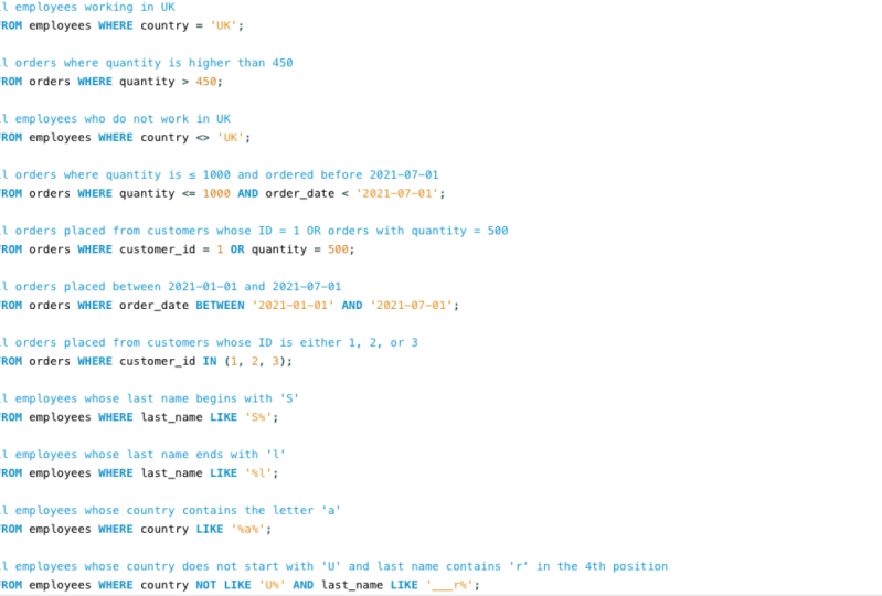 Project for The SQL Ultimate "from Zero to Hero"