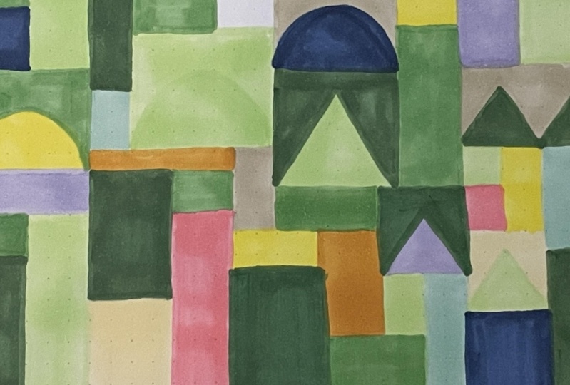 Paul Klee inspired castle