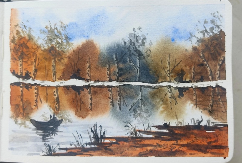 Loose-Style Watercolor Landscapes