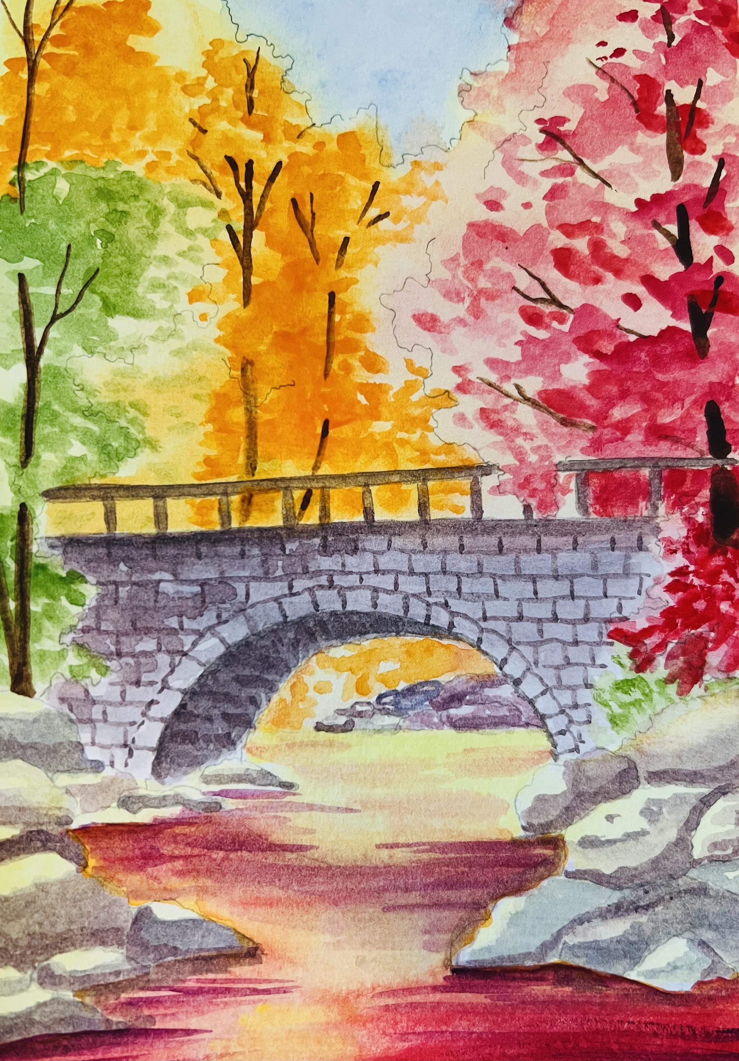 Fall bridge - student project