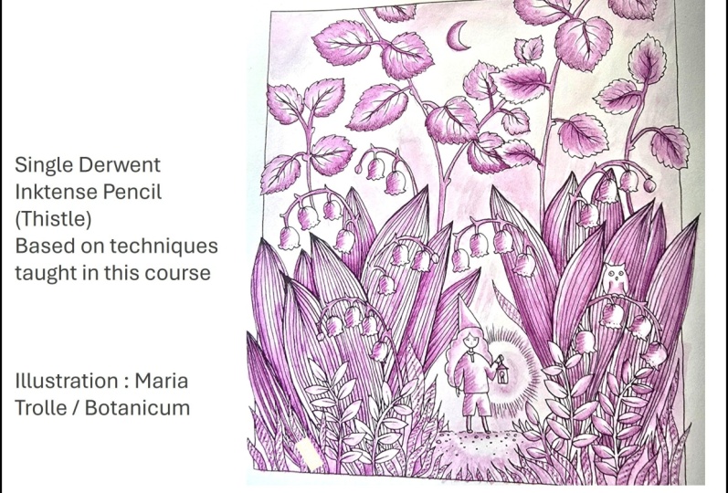 Final project with Inktense
