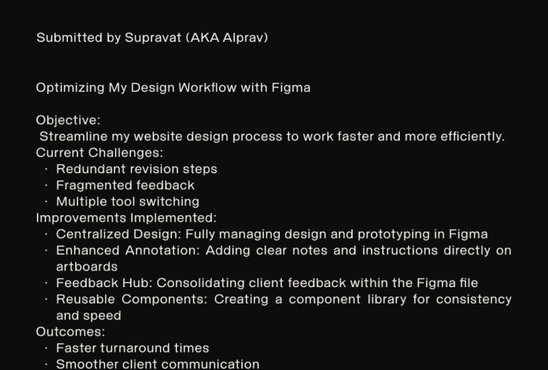 Optimizing My Design Workflow with Figma