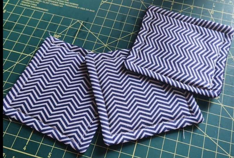 Fabric coasters