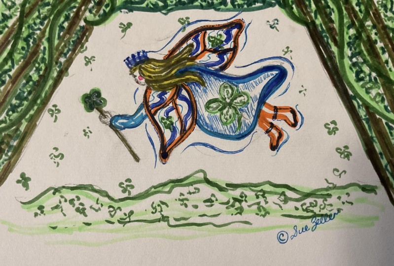Irish Queen of the 4 Leaf Clover Forest
