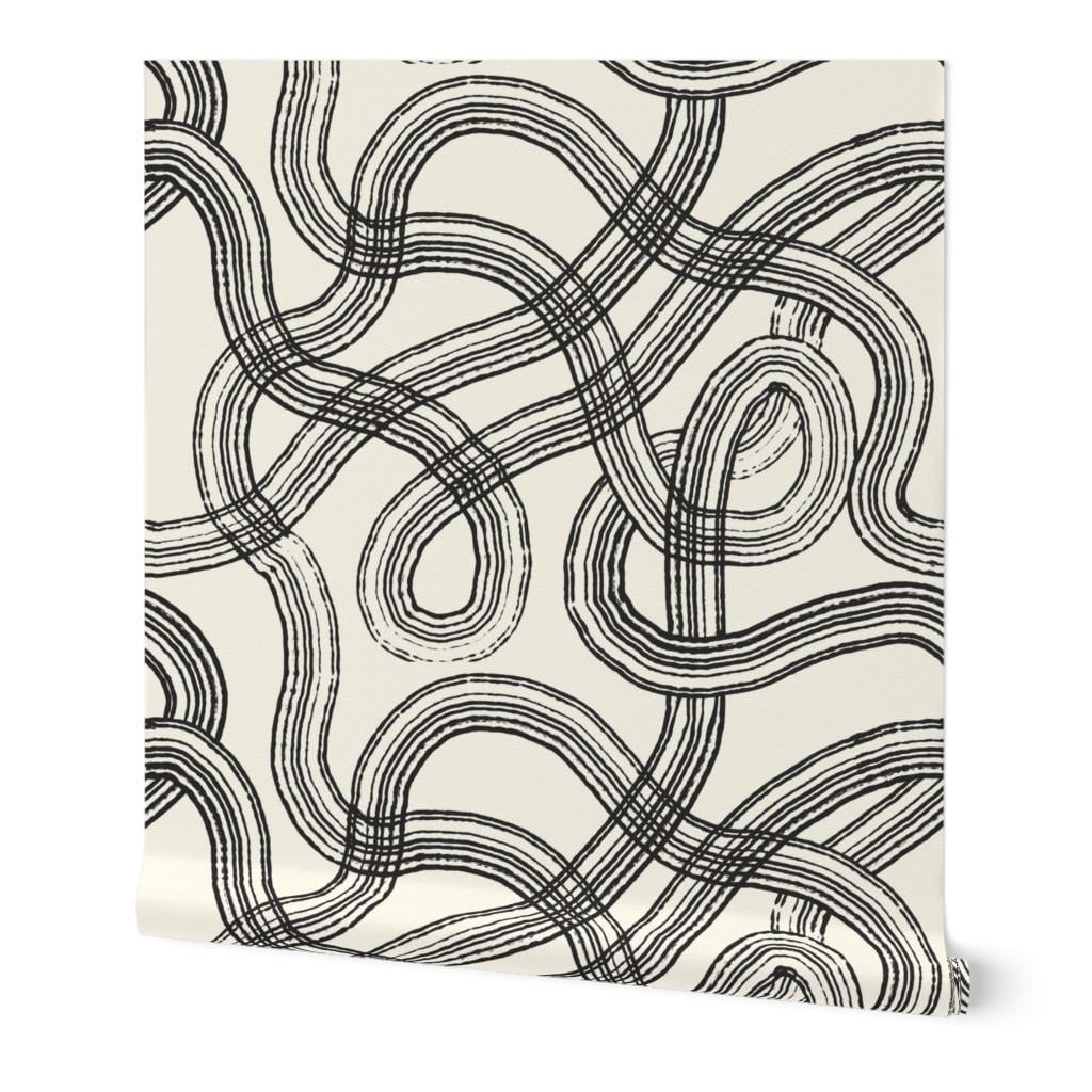 Looping Abstract Brush Strokes - student project