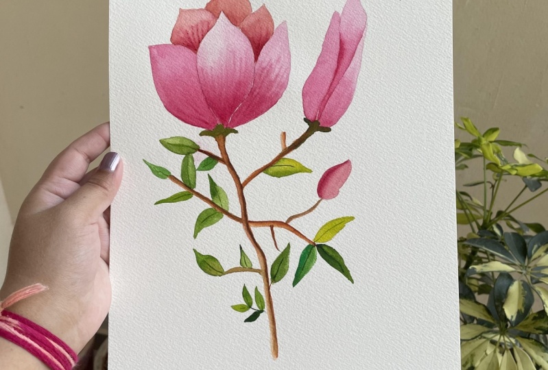 Painting magnolia
