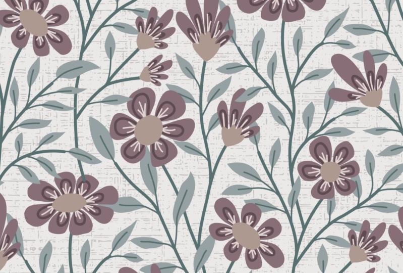 My modern trailing floral attempt