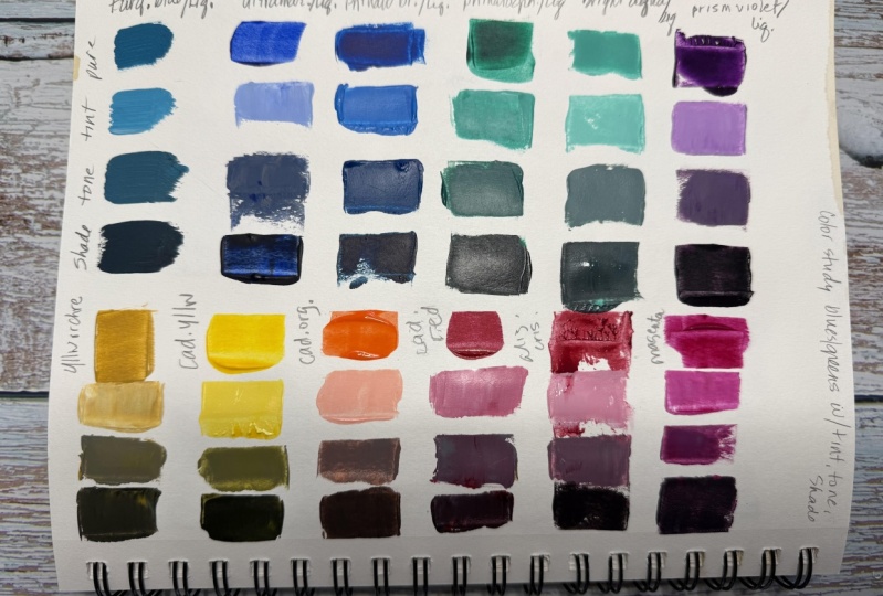 Cool color chart