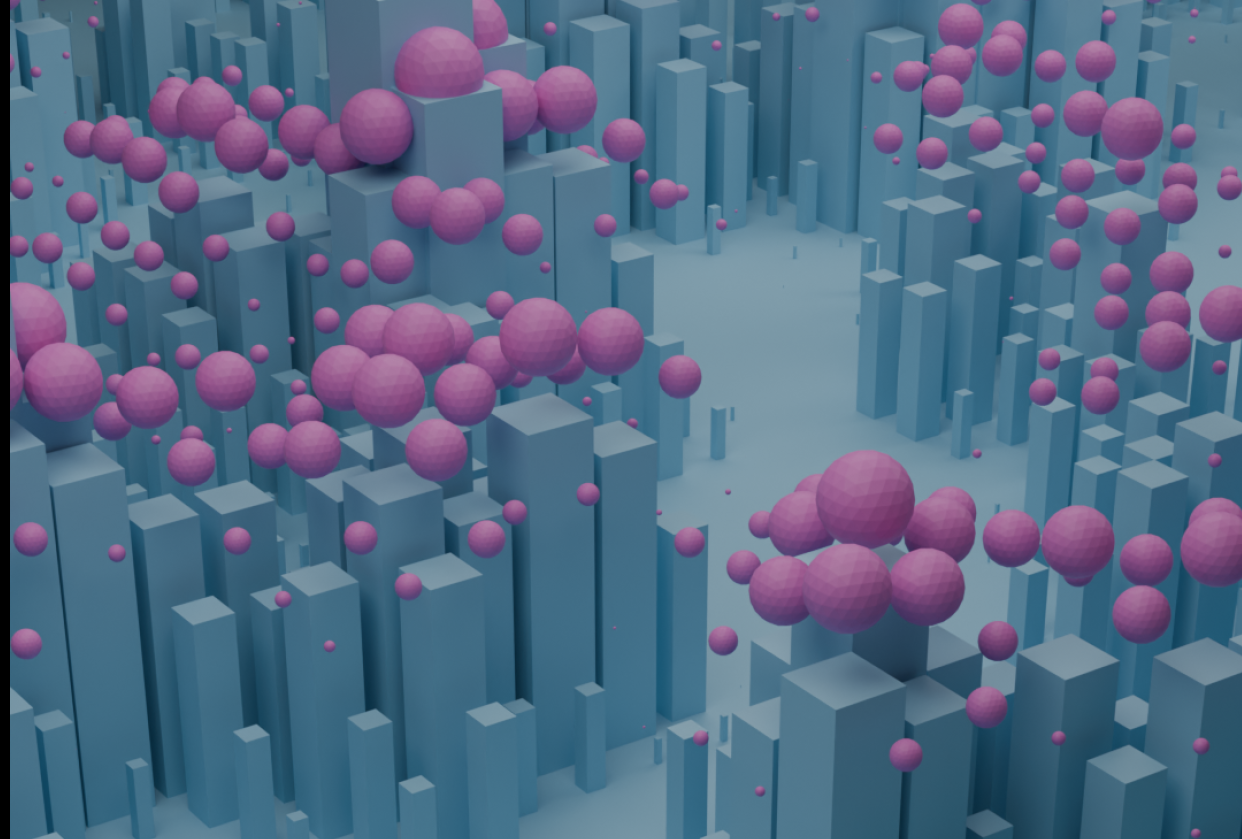 Geometry Nodes Animation - student project