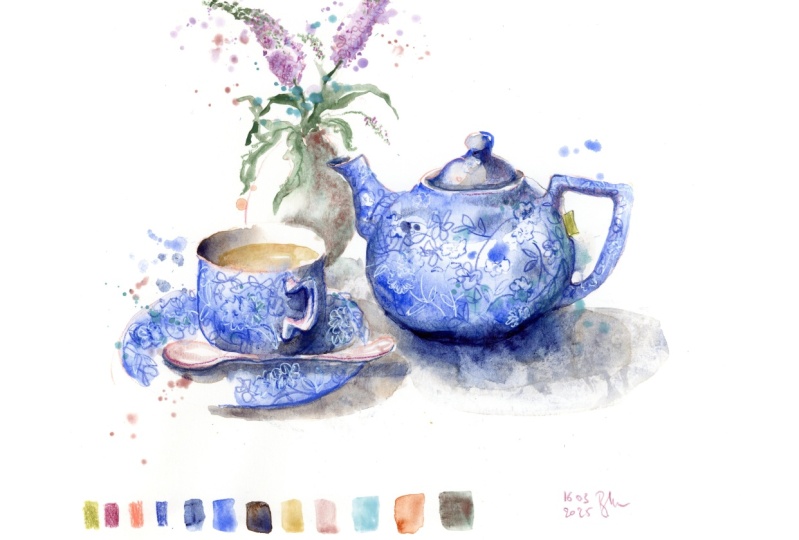 Tea Pot and Tea Cup