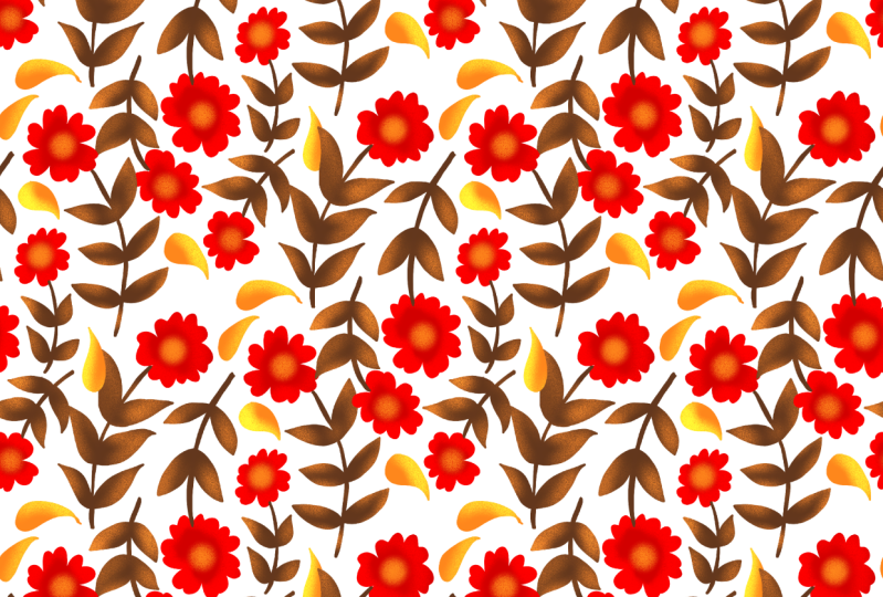 Flower seamless pattern