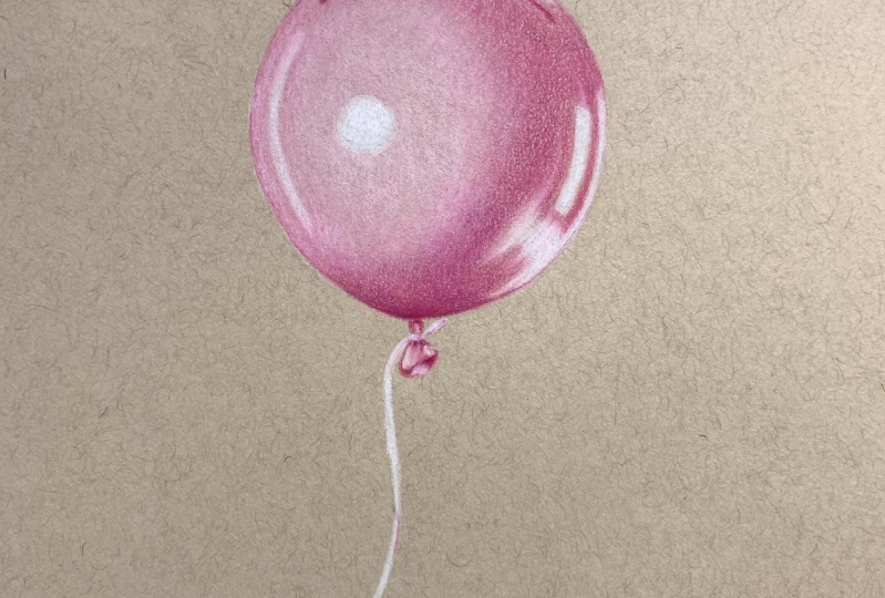 Pink balloon