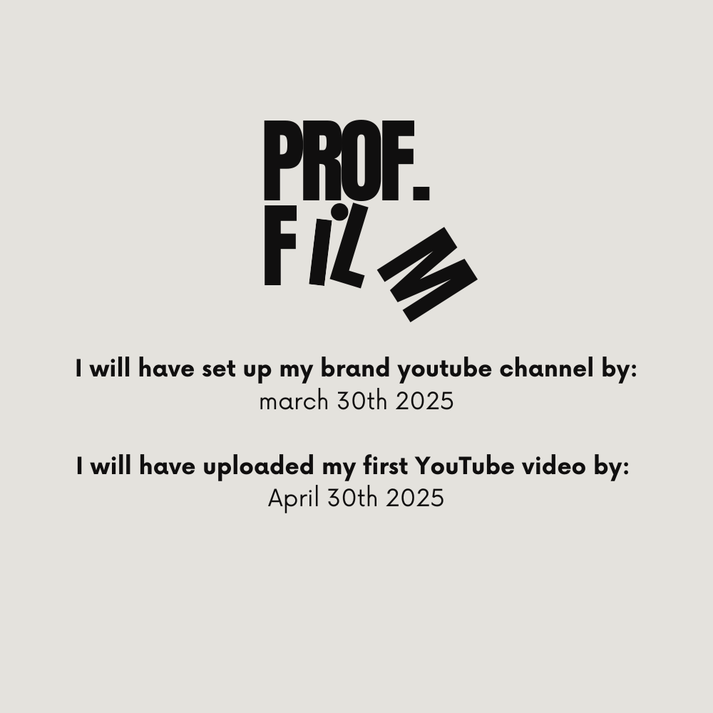Professor Film Brand - student project