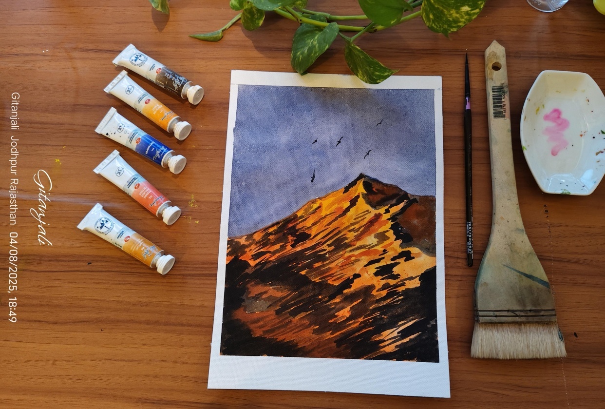 Dreamy mountain - student project